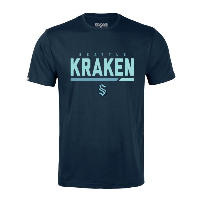 Футболка Seattle Kraken Levelwear Logo Richmond - Navy