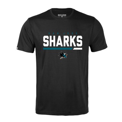 Футболка San Jose Sharks Levelwear Logo Richmond - Black