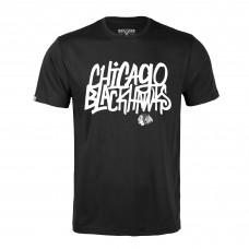 Футболка Chicago Blackhawks Levelwear Richmond Graffiti - Black