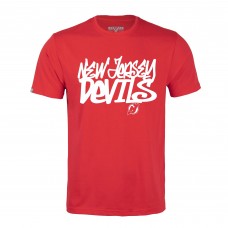 New Jersey Devils Levelwear Richmond Graffiti T-Shirt - Red
