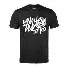 Anaheim Ducks Levelwear Richmond Graffiti T-Shirt - Black