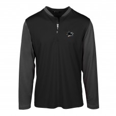 Кофта на молнии San Jose Sharks Levelwear Spector - Black/Charcoal