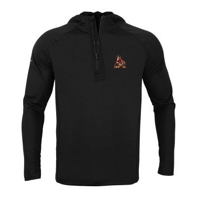 Толстовка на короткой молнии Arizona Coyotes Levelwear Zander Insignia Core - Black