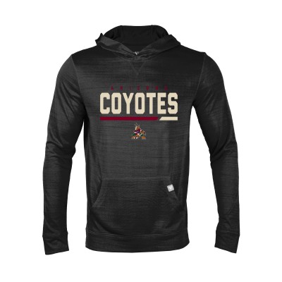 Толстовка с капюшоном Arizona Coyotes Levelwear Youth Anchor - Heather Black