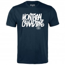 Футболка Montreal Canadiens Levelwear Youth Little Richmond Graffiti - Navy