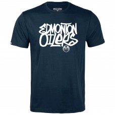 Edmonton Oilers Levelwear Youth Little Richmond Graffiti T-Shirt - Navy