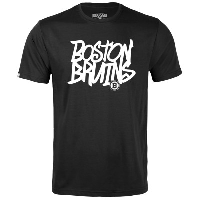 Футболка Boston Bruins Levelwear Youth Little Richmond Graffiti - Black