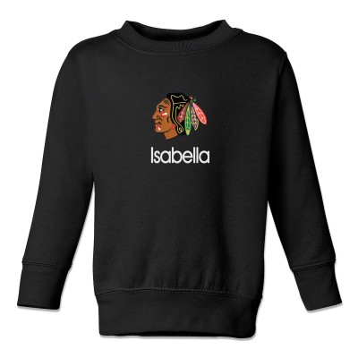 Кофта Toddler Chicago Blackhawks Black Personalized