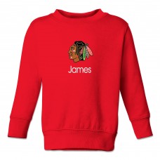 Кофта Toddler Chicago Blackhawks Red Personalized Кофта Toddler Chicago Blackhawks Red Personalized