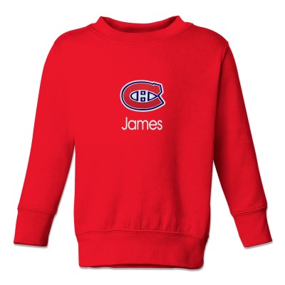 Кофта Toddler Montreal Canadiens Red Personalized
