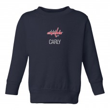 Toddler Washington Capitals Navy Personalized Pullover Sweatshirt