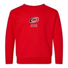 Toddler Carolina Hurricanes Red Personalized Pullover Sweatshirt