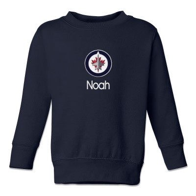Кофта Toddler Winnipeg Jets Navy Personalized