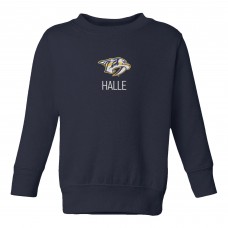 Toddler Nashville Predators Navy Personalized Pullover Sweatshirt