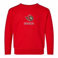 Toddler Ottawa Senators Red Personalized Pullover Sweatshirt