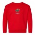 Toddler Minnesota Wild Red Personalized Pullover Sweatshirt