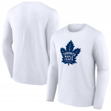 Футболка с длинным рукавом Toronto Maple Leafs Primary Logo Team - White