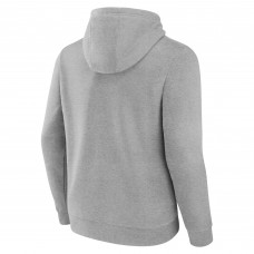 Calgary Flames Gray Primary Team Logo Pullover Hoodie