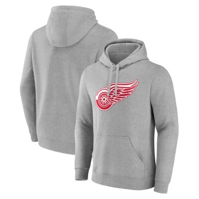 Толстовка Detroit Red Wings Primary Team Logo - Gray