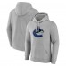 Vancouver Canucks Gray Primary Team Logo Pullover Hoodie