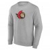 Кофта Ottawa Senators Primary Logo Fleece - Gray
