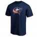 Columbus Blue Jackets Navy Primary Logo T-Shirt