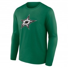Футболка с длинным рукавом Dallas Stars Primary Logo Team - Kelly Green