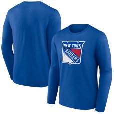 New York Rangers Blue Primary Logo Team Long Sleeve T-Shirt New York Rangers Blue Primary Logo Team Long Sleeve T-Shirt