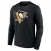 Pittsburgh Penguins Black Primary Logo Team Long Sleeve T-Shirt