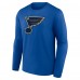 Футболка с длинным рукавом St. Louis Blues Primary Logo Team - Blue