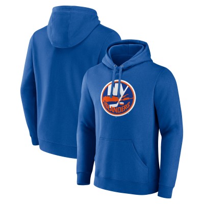 New York Islanders Royal Primary Team Logo Pullover Hoodie