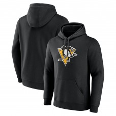 Pittsburgh Penguins Black Primary Team Logo Pullover Hoodie