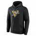 Pittsburgh Penguins Black Primary Team Logo Pullover Hoodie