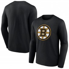 Футболка с длинным рукавом Boston Bruins Primary Logo Team - Black