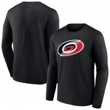 Футболка с длинным рукавом Carolina Hurricanes Primary Logo Team - Black