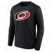 Футболка с длинным рукавом Carolina Hurricanes Primary Logo Team - Black