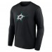 Футболка с длинным рукавом Dallas Stars Primary Logo Team - Black