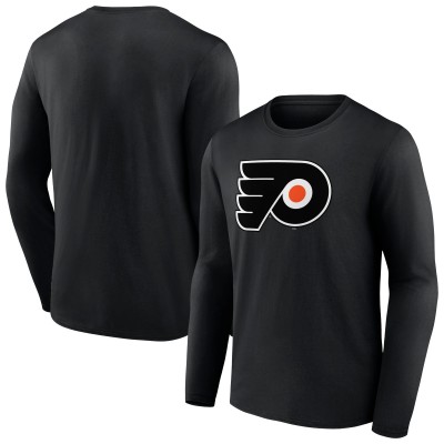 Футболка с длинным рукавом Philadelphia Flyers Primary Logo Team - Black