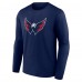 Футболка с длинным рукавом Washington Capitals Primary Logo Team - Navy