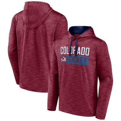 Толстовка Colorado Avalanche Fanatics Close Shave - Heather Burgundy