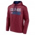 Толстовка Colorado Avalanche Fanatics Close Shave - Heather Burgundy