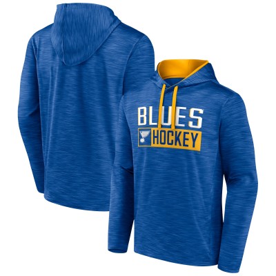 Толстовка St. Louis Blues Fanatics Close Shave - Heather Blue