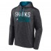 Толстовка San Jose Sharks Close Shave - Heather Charcoal