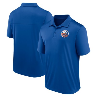 Поло New York Islanders Fanatics Left Side Block - Royal