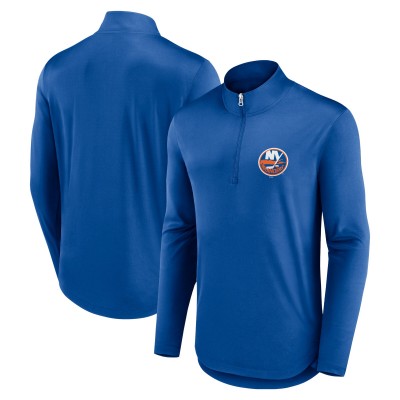 Кофта на короткой молнии New York Islanders Fanatics Mock Neck - Royal