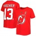 Футболка Nico Hischier New Jersey Devils Youth Player Name & Number - Red