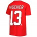 Футболка Nico Hischier New Jersey Devils Youth Player Name & Number - Red