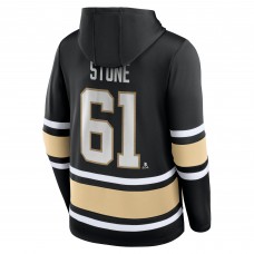 Толстовка Mark Stone Vegas Golden Knights Fanatics Name & Number Lace-Up - Black