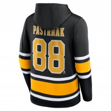 Толстовка David Pastrnak Boston Bruins Name & Number Lace-Up - Black