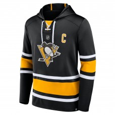 Толстовка Sidney Crosby Pittsburgh Penguins Name & Number Lace-Up - Black